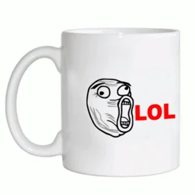 Прикольные кружки: мемы lol face